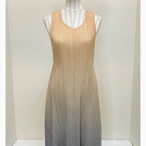 Alquema Long Estrella Dress - GOLD TO CHARCOAL